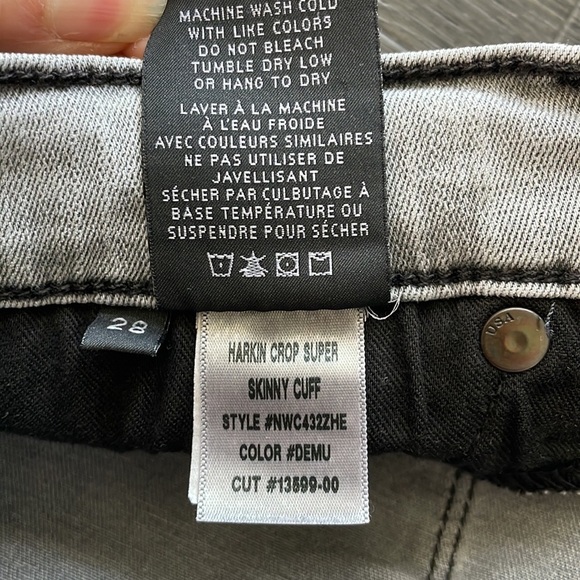 Sz28 Hudson Harkin Super Skinny Crop in Demu colour EUC - Picture 10 of 10